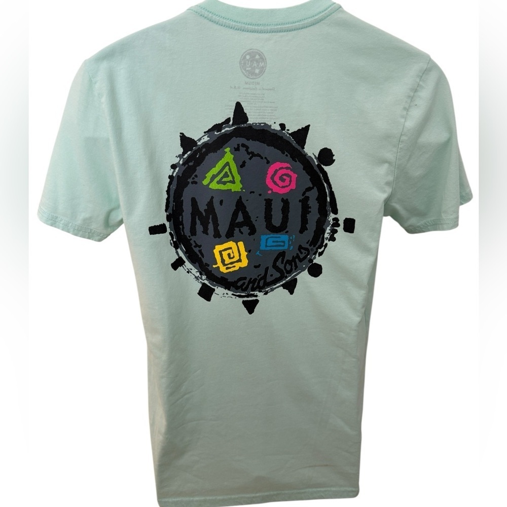 MAUI & SONS Hawaii Surf Logo Tee Shirt Men M Medium